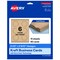 Avery Printable Hexagon Business Cards, Sure Feed Technology, 2-1/2" x 2-9/10", Matte Kraft Brown Cardstock, Print-to-The-Edge, Laser/Inkjet Printable, 60 Total